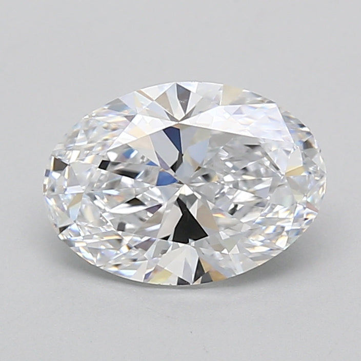 2.11 Carat Oval Shaped, Ideal Cut, D Color, VVS1 Clarity, IGI Certified Lab Grown Diamond