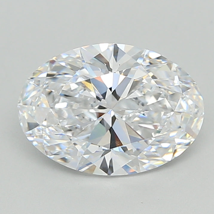 3.09 Carat Oval Shaped, Excellent Cut, D Color, VVS1 Clarity, IGI Certified Lab Grown Diamond
