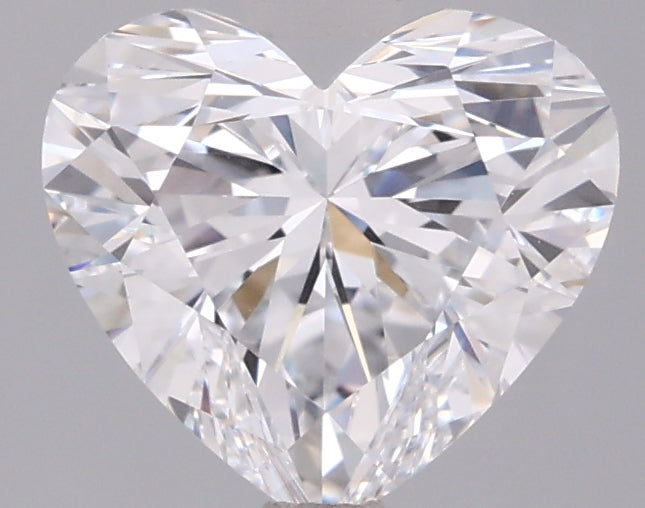1.65 Carat Heart Shaped, Ideal Cut, D Color, VVS2 Clarity, IGI Certified Lab Grown Diamond