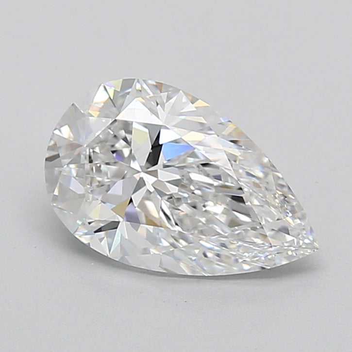 2.04 Carat Pear Shaped, Ideal Cut, D Color, VVS1 Clarity, IGI Certified Lab Grown Diamond
