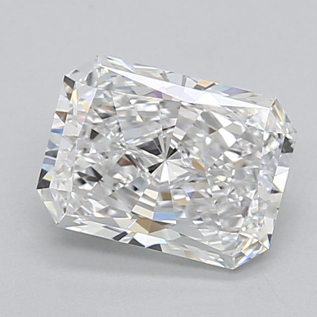 2.05 Carat Radiant Shaped, Excellent Cut, D Color, VVS1 Clarity, IGI Certified Lab Grown Diamond