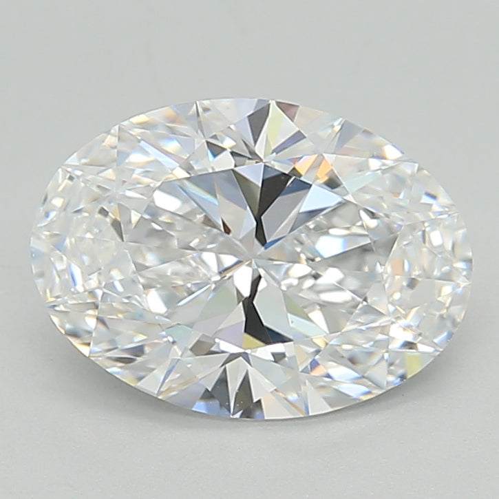 2.54 Carat Oval Shaped, Ideal Cut, D Color, VVS1 Clarity, IGI Certified Lab Grown Diamond