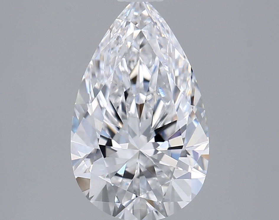 1.54 Carat Pear Shaped, Excellent Cut, D Color, VVS1 Clarity, IGI Certified Lab Grown Diamond