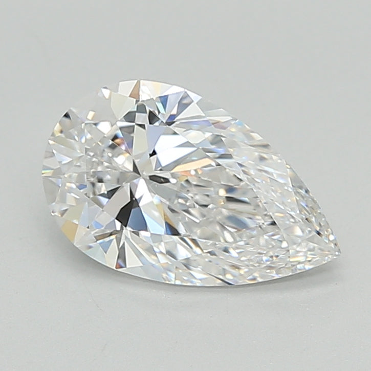 2.07 Carat Pear Shaped, Ideal Cut, D Color, VVS1 Clarity, IGI Certified Lab Grown Diamond