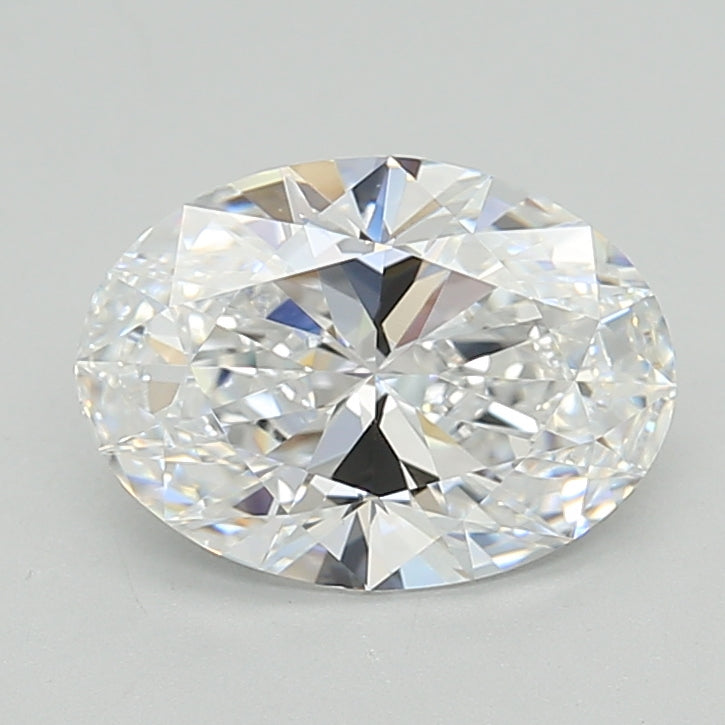 2.04 Carat Oval Shaped, Ideal Cut, D Color, VVS1 Clarity, IGI Certified Lab Grown Diamond