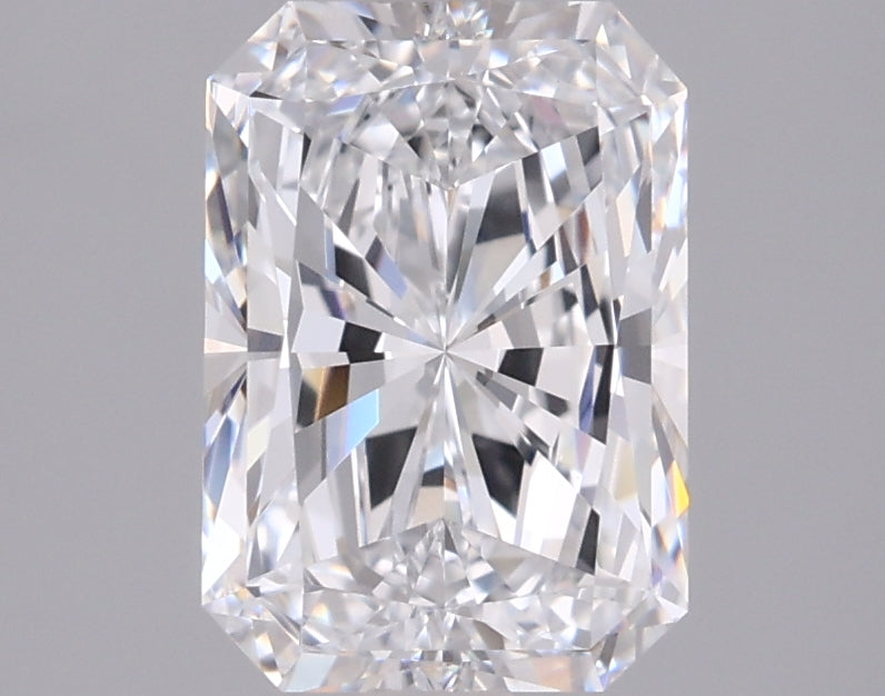 1.99 Carat Radiant Shaped, Ideal Cut, D Color, VVS2 Clarity, IGI Certified Lab Grown Diamond