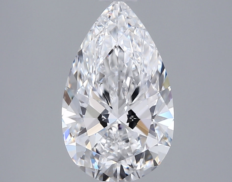 1.52 Carat Pear Shaped, Ideal Cut, D Color, VVS1 Clarity, IGI Certified Lab Grown Diamond