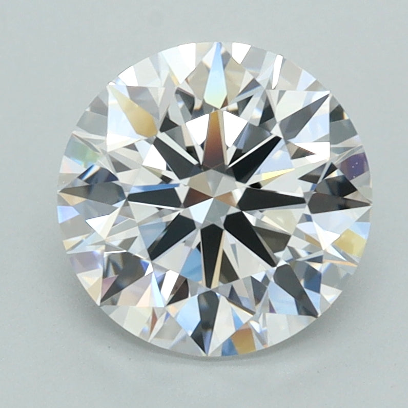 2.27 Carat Round Shaped, Ideal Cut, D Color, VVS1 Clarity, IGI Certified Lab Grown Diamond