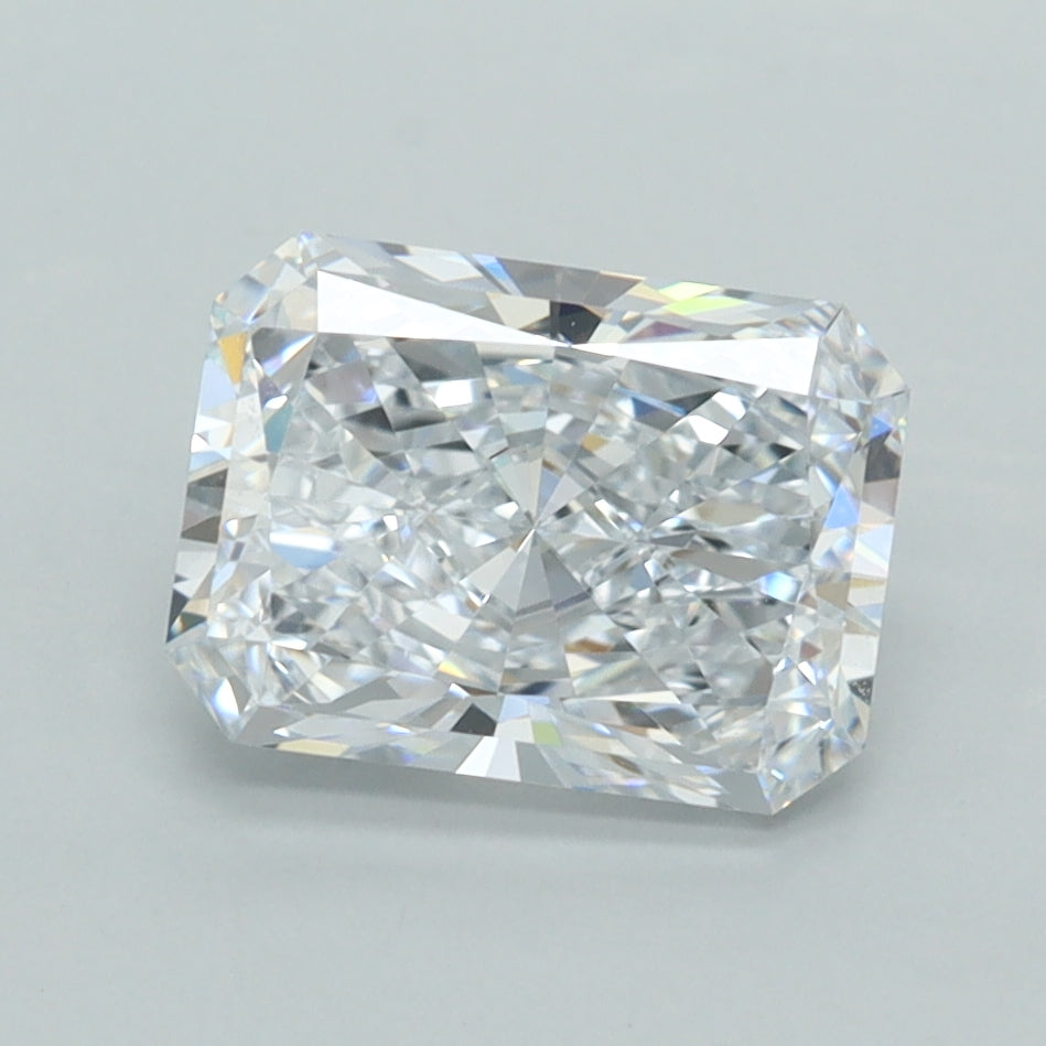 2.08 Carat Radiant Shaped, Ideal Cut, D Color, VVS1 Clarity, IGI Certified Lab Grown Diamond