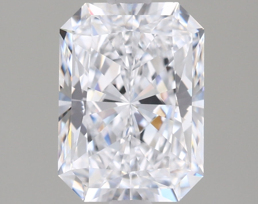 1.49 Carat Radiant Shaped, Ideal Cut, D Color, VVS1 Clarity, IGI Certified Lab Grown Diamond