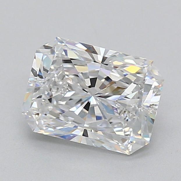 2.02 Carat Radiant Shaped, Ideal Cut, D Color, VVS1 Clarity, IGI Certified Lab Grown Diamond