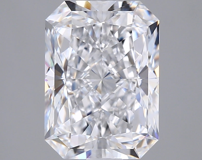 2.02 Carat Radiant Shaped, Excellent Cut, E Color, VVS1 Clarity, IGI Certified Lab Grown Diamond