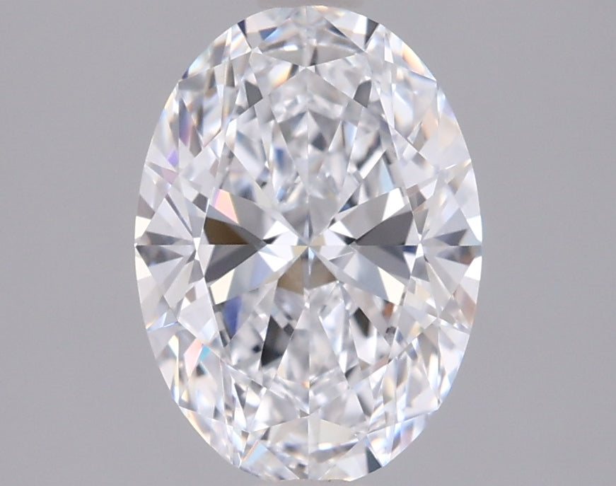 1.57 Carat Oval Shaped, Excellent Cut, D Color, FL Clarity, IGI Certified Lab Grown Diamond
