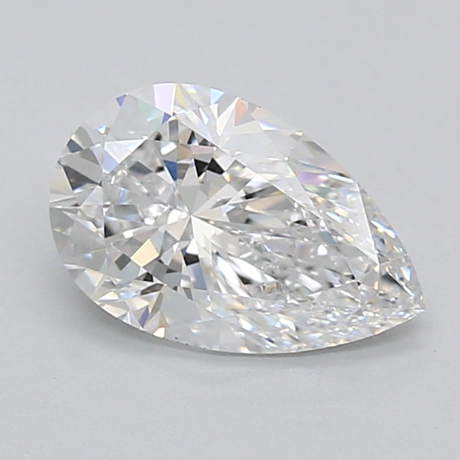 2.02 Carat Pear Shaped, Excellent Cut, D Color, VVS1 Clarity, IGI Certified Lab Grown Diamond