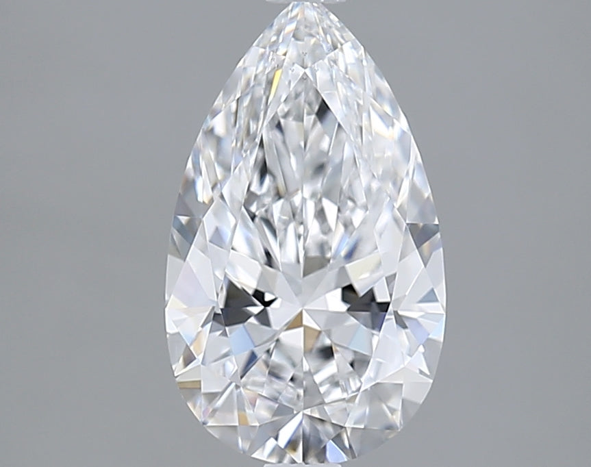 2.02 Carat Pear Shaped, Ideal Cut, D Color, VS1 Clarity, IGI Certified Lab Grown Diamond
