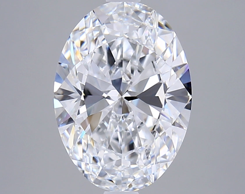 3.02 Carat Oval Shaped, Ideal Cut, E Color, VVS1 Clarity, IGI Certified Lab Grown Diamond