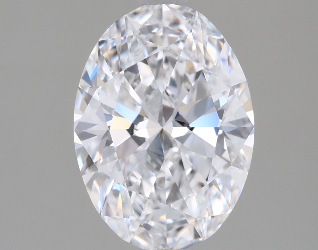 1.58 Carat Oval Shaped, Ideal Cut, D Color, VVS1 Clarity, IGI Certified Lab Grown Diamond