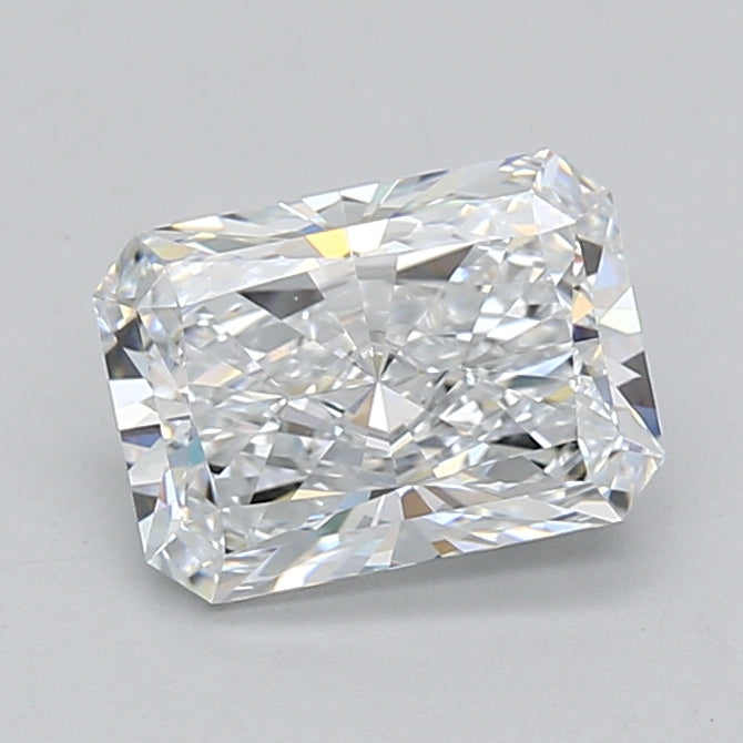 2.13 Carat Radiant Shaped, Ideal Cut, D Color, VVS1 Clarity, IGI Certified Lab Grown Diamond