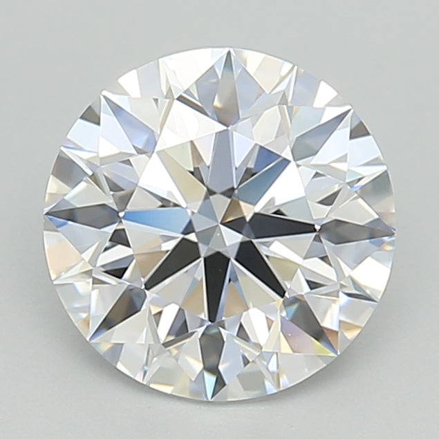 2.17 Carat Round Shaped, Ideal Cut, D Color, VVS1 Clarity, IGI Certified Lab Grown Diamond
