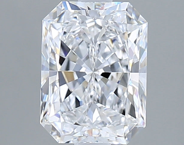 1.52 Carat Radiant Shaped, Ideal Cut, D Color, VVS1 Clarity, IGI Certified Lab Grown Diamond