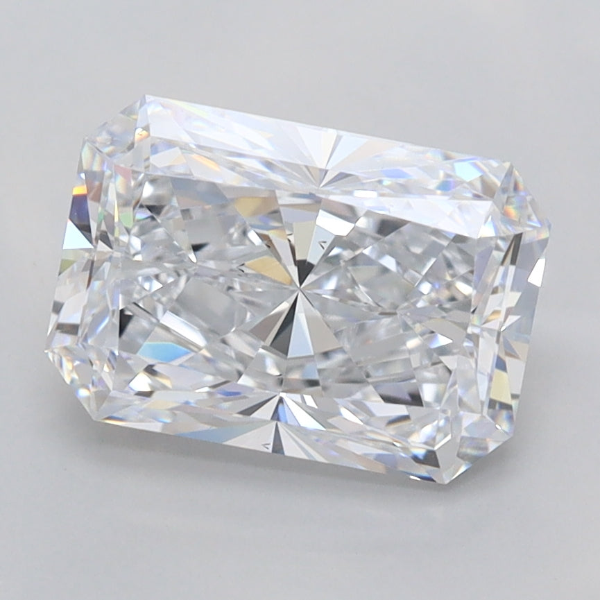 2.40 Carat Radiant Shaped, Excellent Cut, D Color, VS2 Clarity, IGI Certified Lab Grown Diamond