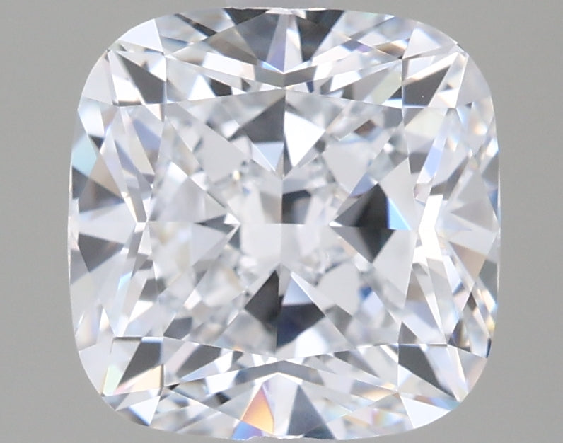 2.56 Carat Cushion Shaped, Ideal Cut, D Color, VVS2 Clarity, IGI Certified Lab Grown Diamond