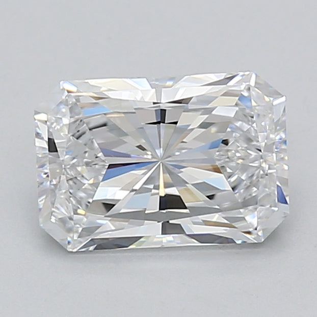 2.06 Carat Radiant Shaped, Excellent Cut, D Color, VVS1 Clarity, IGI Certified Lab Grown Diamond