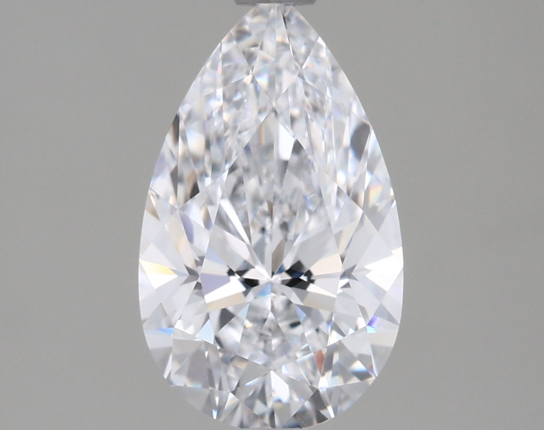 1.50 Carat Pear Shaped, Excellent Cut, D Color, VVS1 Clarity, IGI Certified Lab Grown Diamond