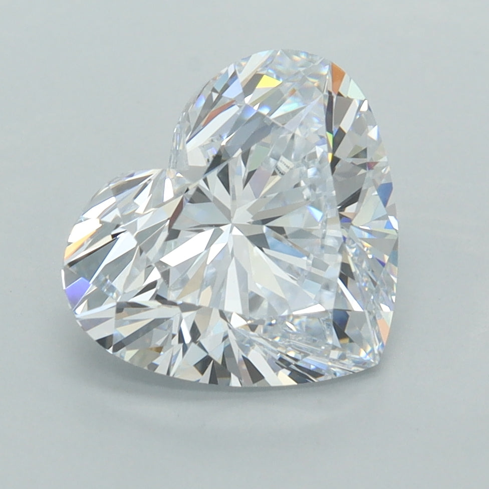 3.03 Carat Heart Shaped, Ideal Cut, G Color, VVS1 Clarity, IGI Certified Lab Grown Diamond