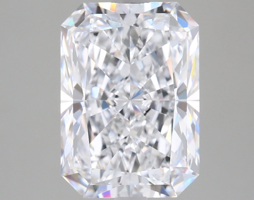 3.02 Carat Radiant Shaped, Ideal Cut, E Color, VVS1 Clarity, IGI Certified Lab Grown Diamond
