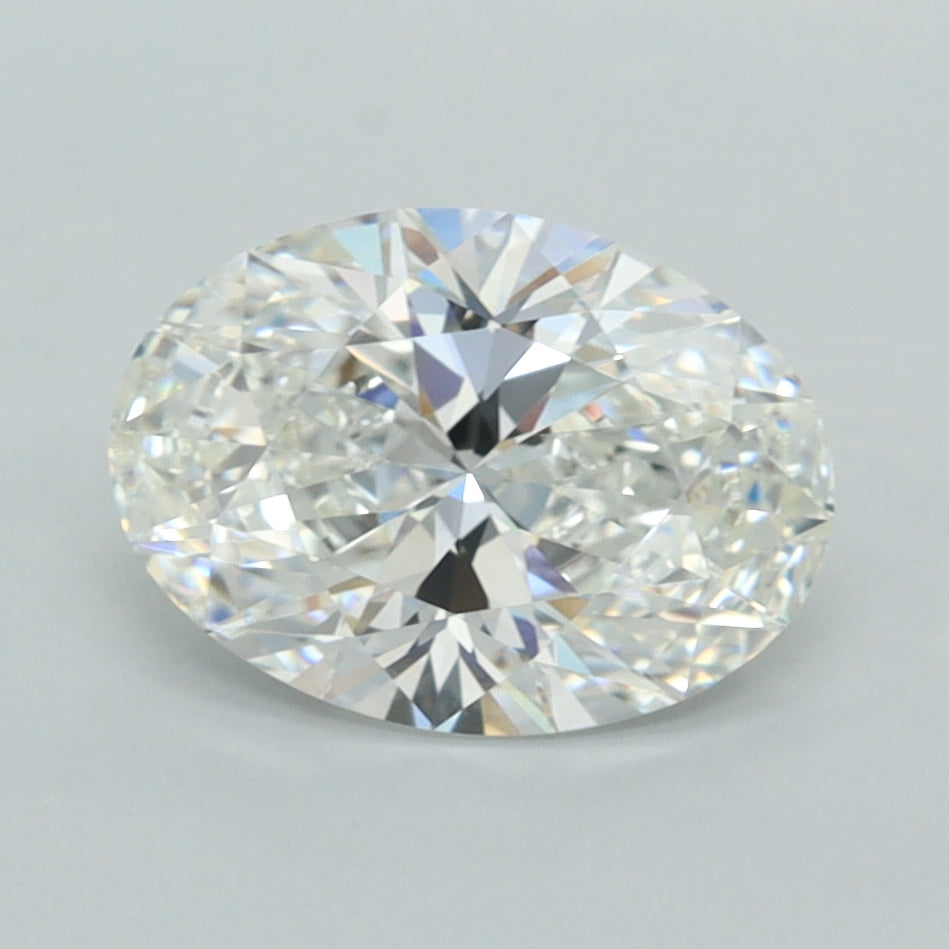 1.91 Carat Oval Shaped, Ideal Cut, F Color, VVS1 Clarity, IGI Certified Lab Grown Diamond