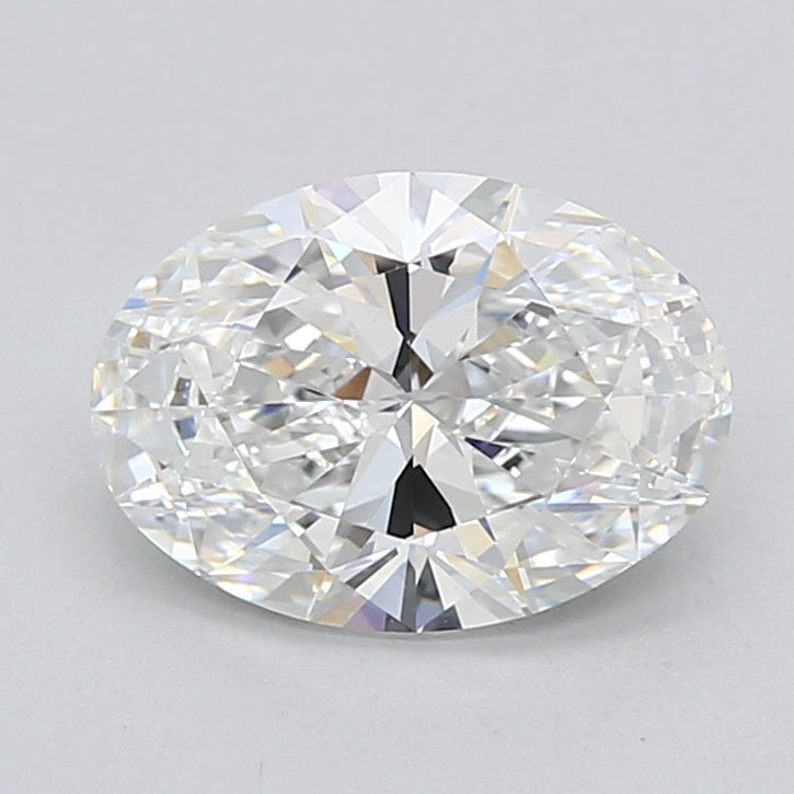 2.56 Carat Oval Shaped, Ideal Cut, D Color, VVS1 Clarity, IGI Certified Lab Grown Diamond