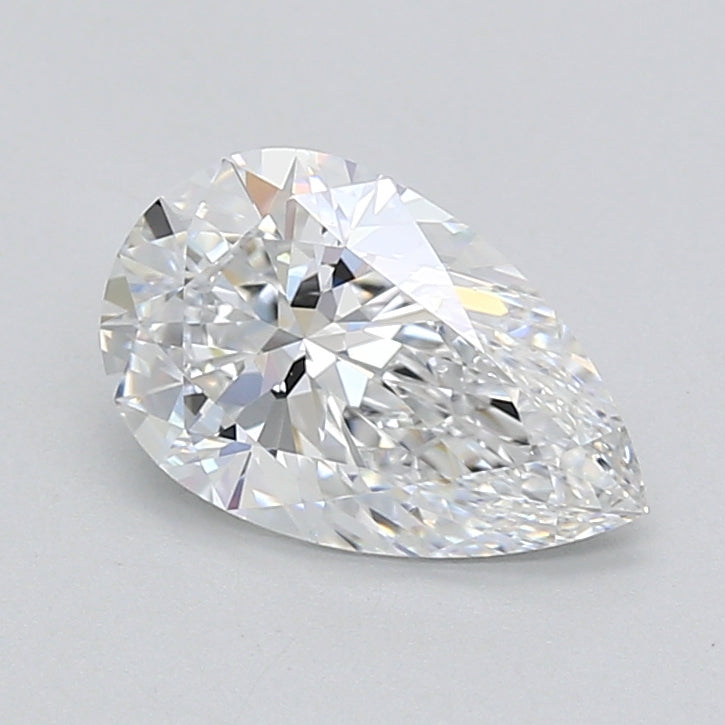 2.04 Carat Pear Shaped, Ideal Cut, D Color, VVS1 Clarity, IGI Certified Lab Grown Diamond