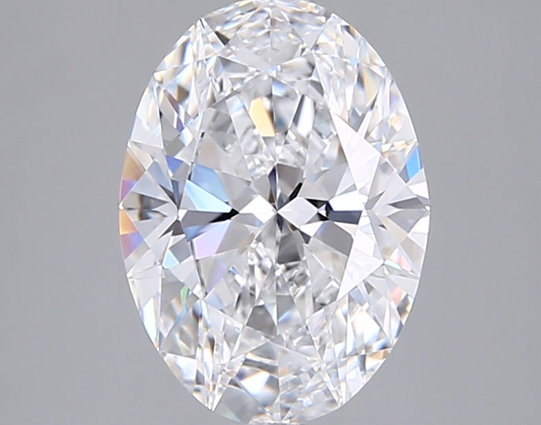 1.96 Carat Oval Shaped, Ideal Cut, D Color, VVS1 Clarity, IGI Certified Lab Grown Diamond