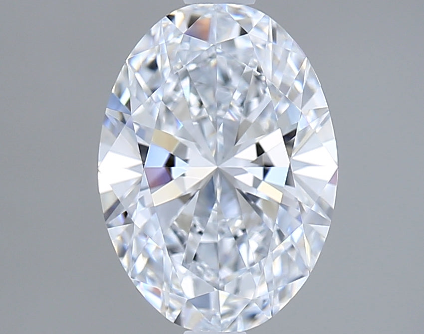 1.53 Carat Oval Shaped, Ideal Cut, D Color, IF Clarity, IGI Certified Lab Grown Diamond