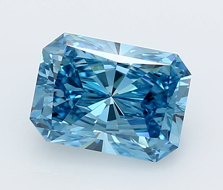 2.49 Carat Radiant Shaped, Ideal Cut, VS1 Clarity, IGI Certified Lab Grown Diamond