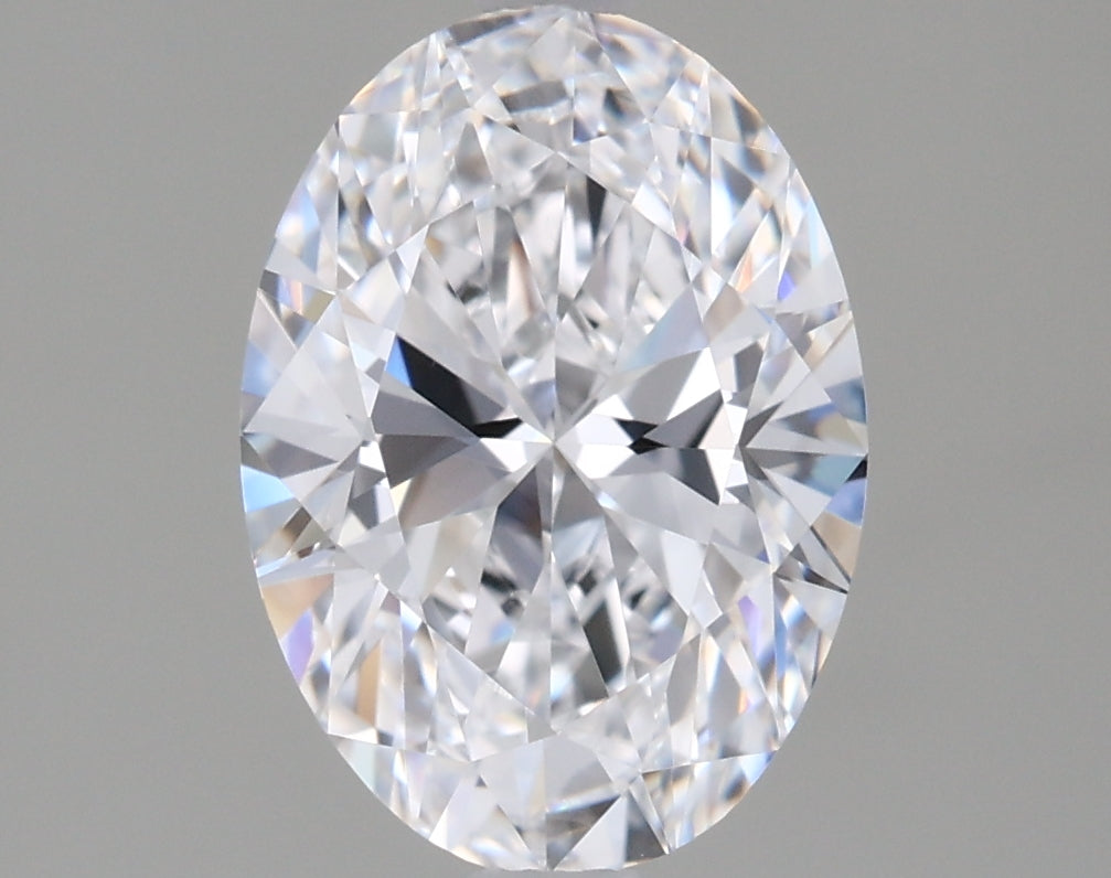 1.53 Carat Oval Shaped, Ideal Cut, D Color, VVS1 Clarity, IGI Certified Lab Grown Diamond