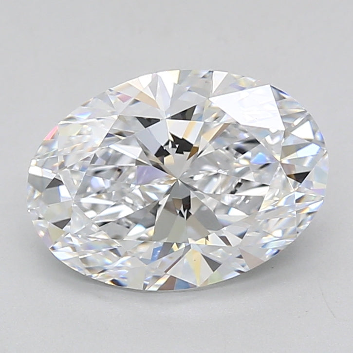 3.24 Carat Oval Shaped, Ideal Cut, D Color, VVS1 Clarity, IGI Certified Lab Grown Diamond