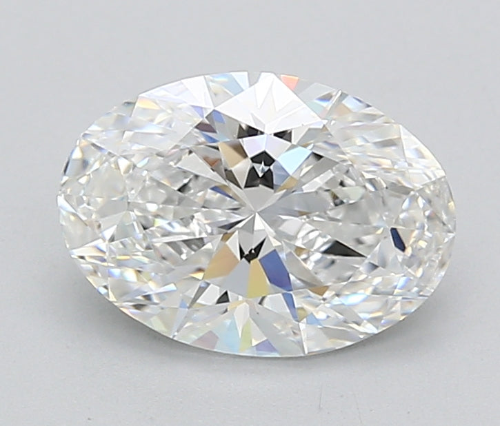 2.52 Carat Oval Shaped, Ideal Cut, D Color, VVS1 Clarity, IGI Certified Lab Grown Diamond