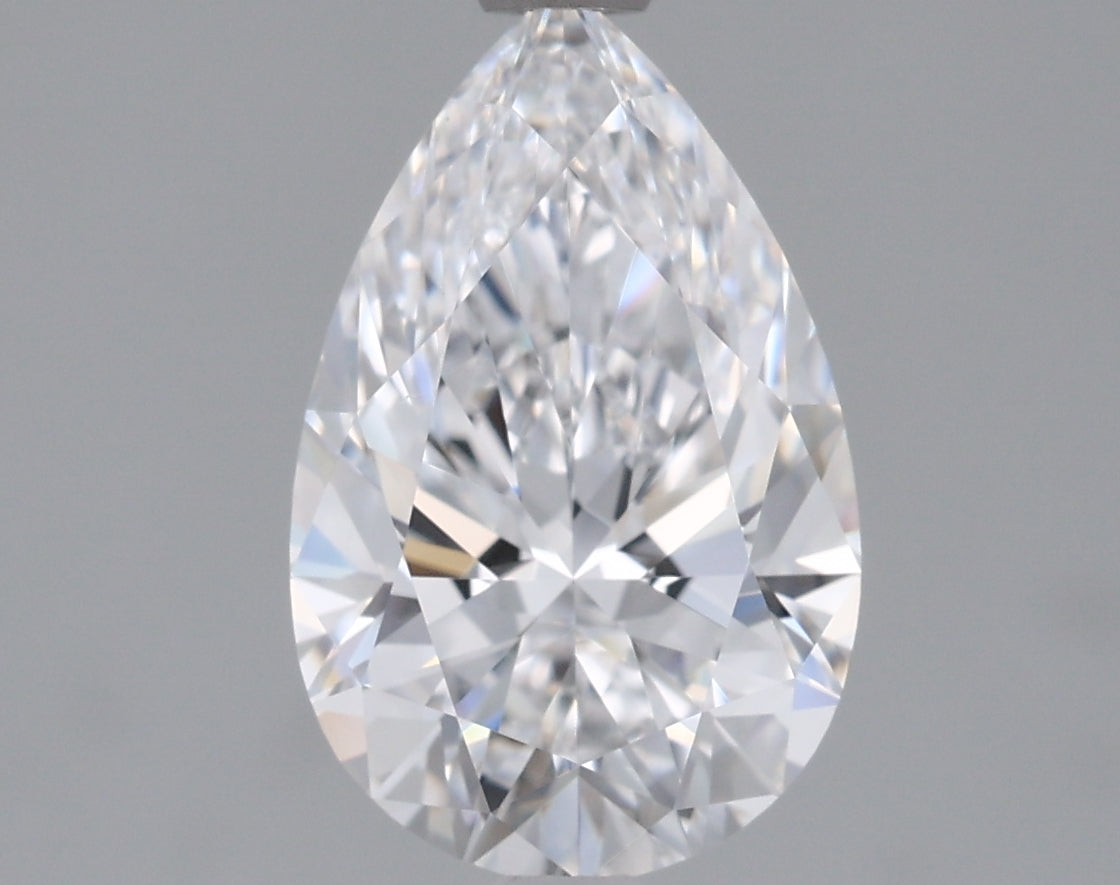 1.56 Carat Pear Shaped, Ideal Cut, D Color, VVS1 Clarity, IGI Certified Lab Grown Diamond