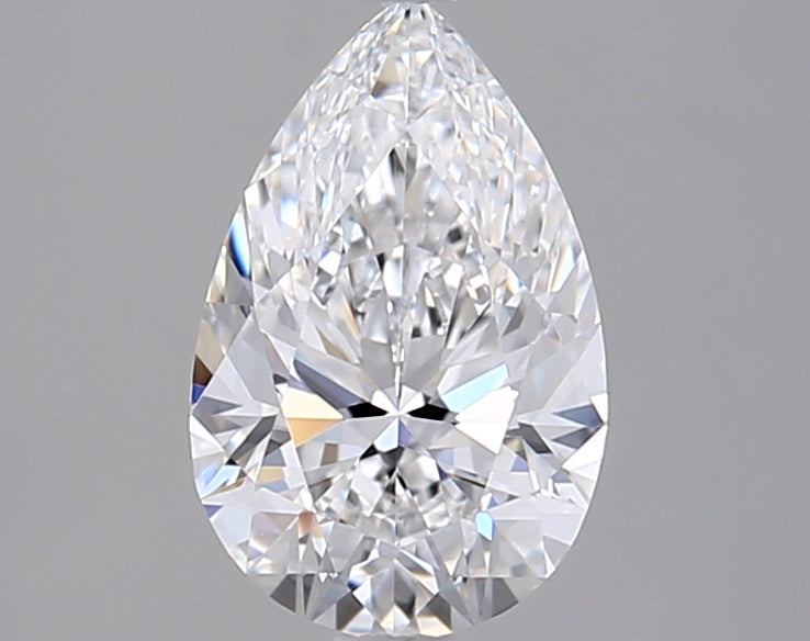 1.50 Carat Pear Shaped, Excellent Cut, D Color, VVS1 Clarity, IGI Certified Lab Grown Diamond
