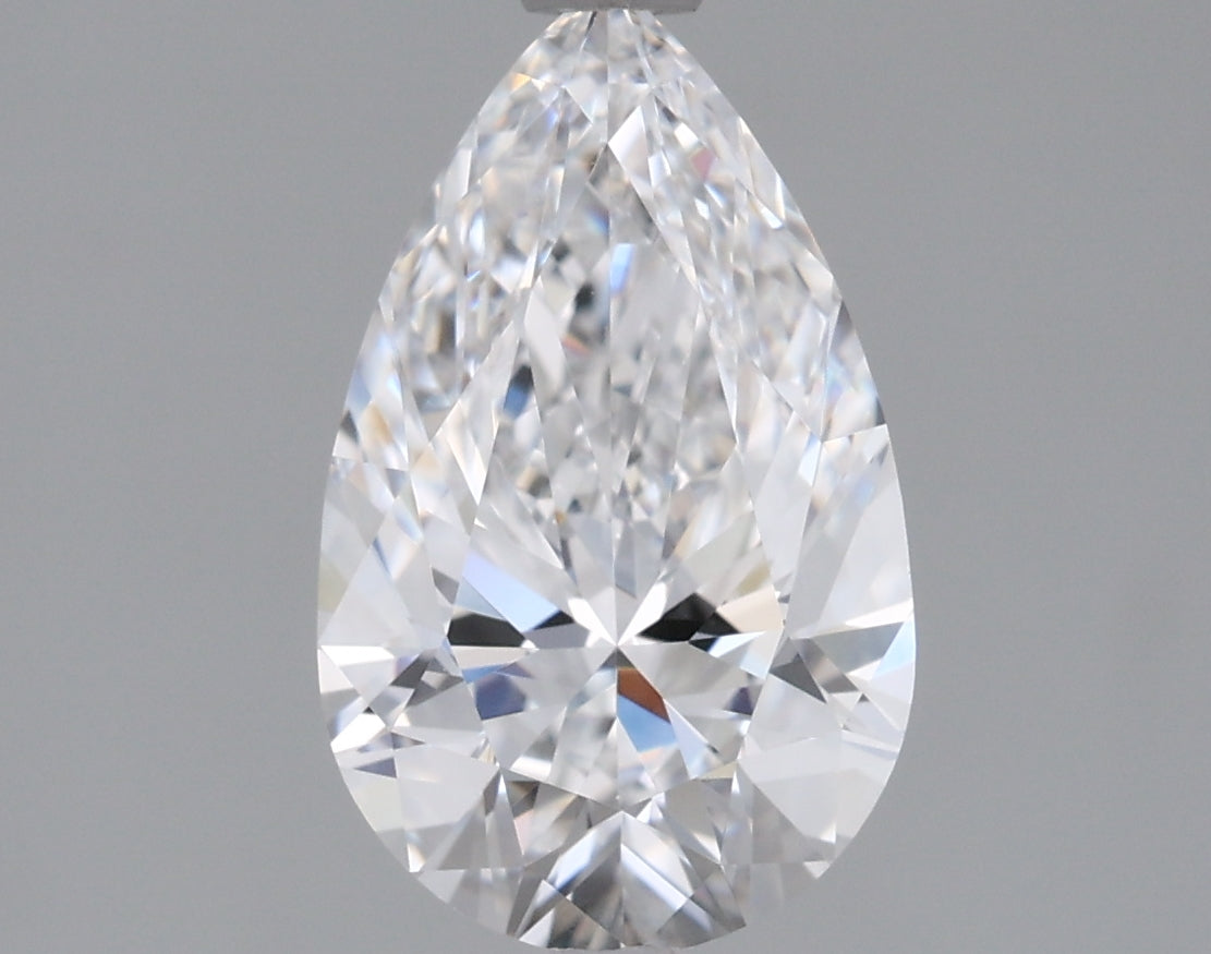 1.50 Carat Pear Shaped, Excellent Cut, D Color, VVS1 Clarity, IGI Certified Lab Grown Diamond