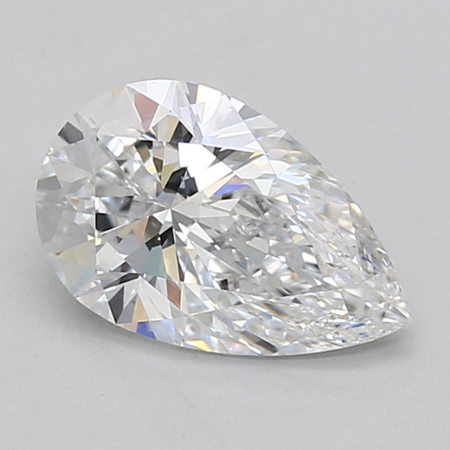 2.01 Carat Pear Shaped, Excellent Cut, D Color, VVS1 Clarity, IGI Certified Lab Grown Diamond