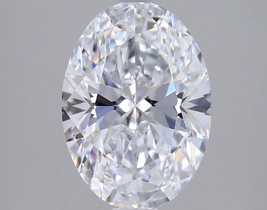 1.58 Carat Oval Shaped, Ideal Cut, D Color, VVS1 Clarity, IGI Certified Lab Grown Diamond