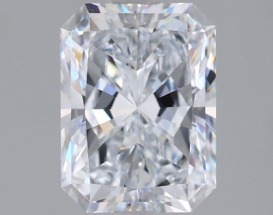 2.01 Carat Radiant Shaped, Excellent Cut, F Color, VVS1 Clarity, IGI Certified Lab Grown Diamond