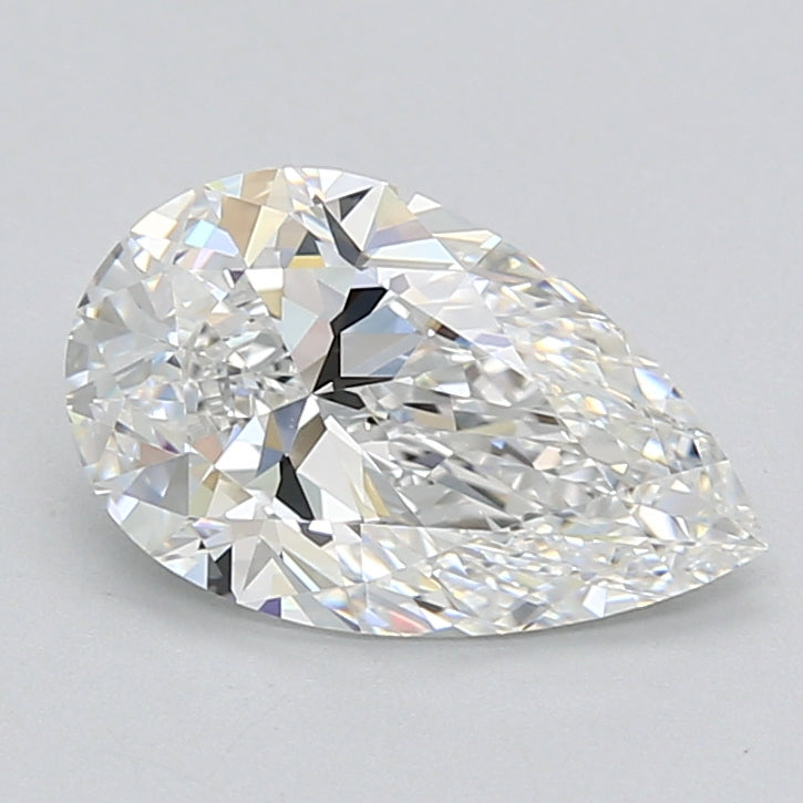 2.55 Carat Pear Shaped, Ideal Cut, D Color, VVS1 Clarity, IGI Certified Lab Grown Diamond