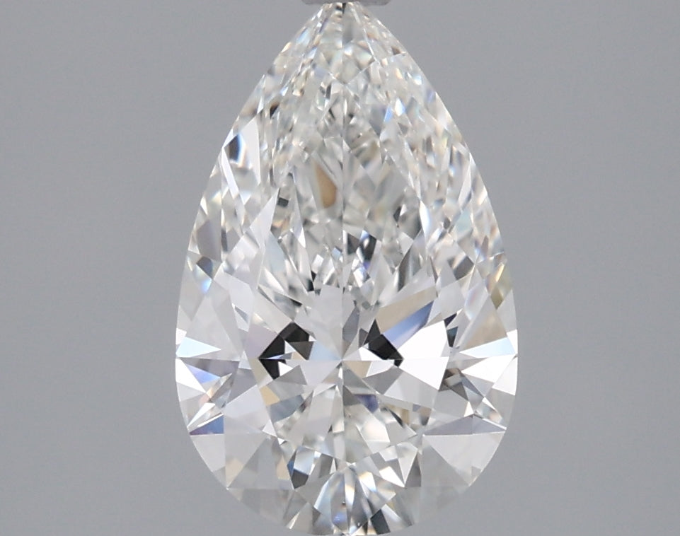 1.67 Carat Pear Shaped, Ideal Cut, F Color, VVS2 Clarity, IGI Certified Lab Grown Diamond