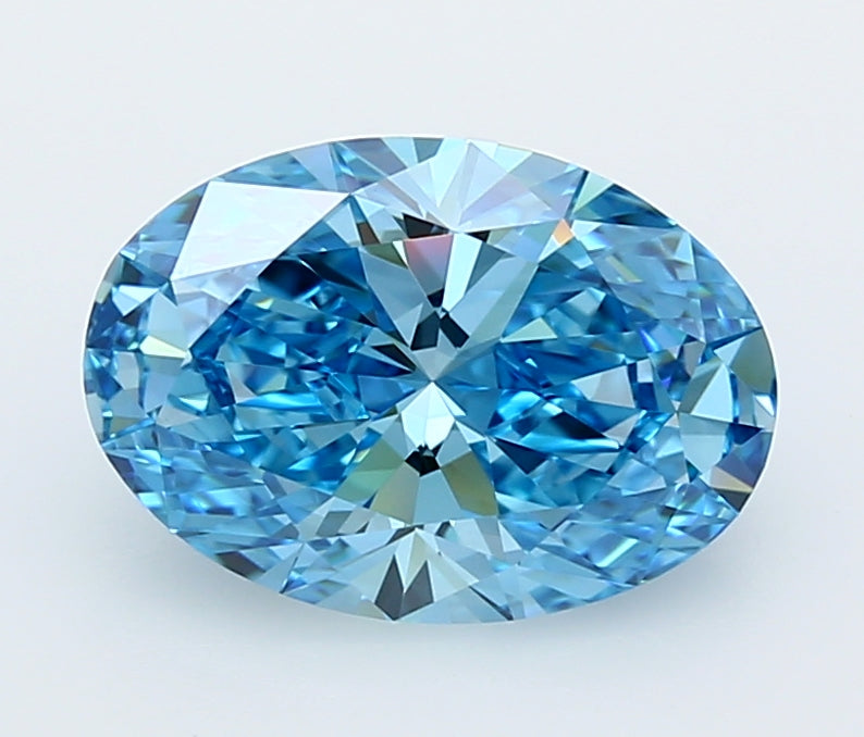 3.17 Carat Oval Shaped, Ideal Cut, VVS1 Clarity, IGI Certified Lab Grown Diamond