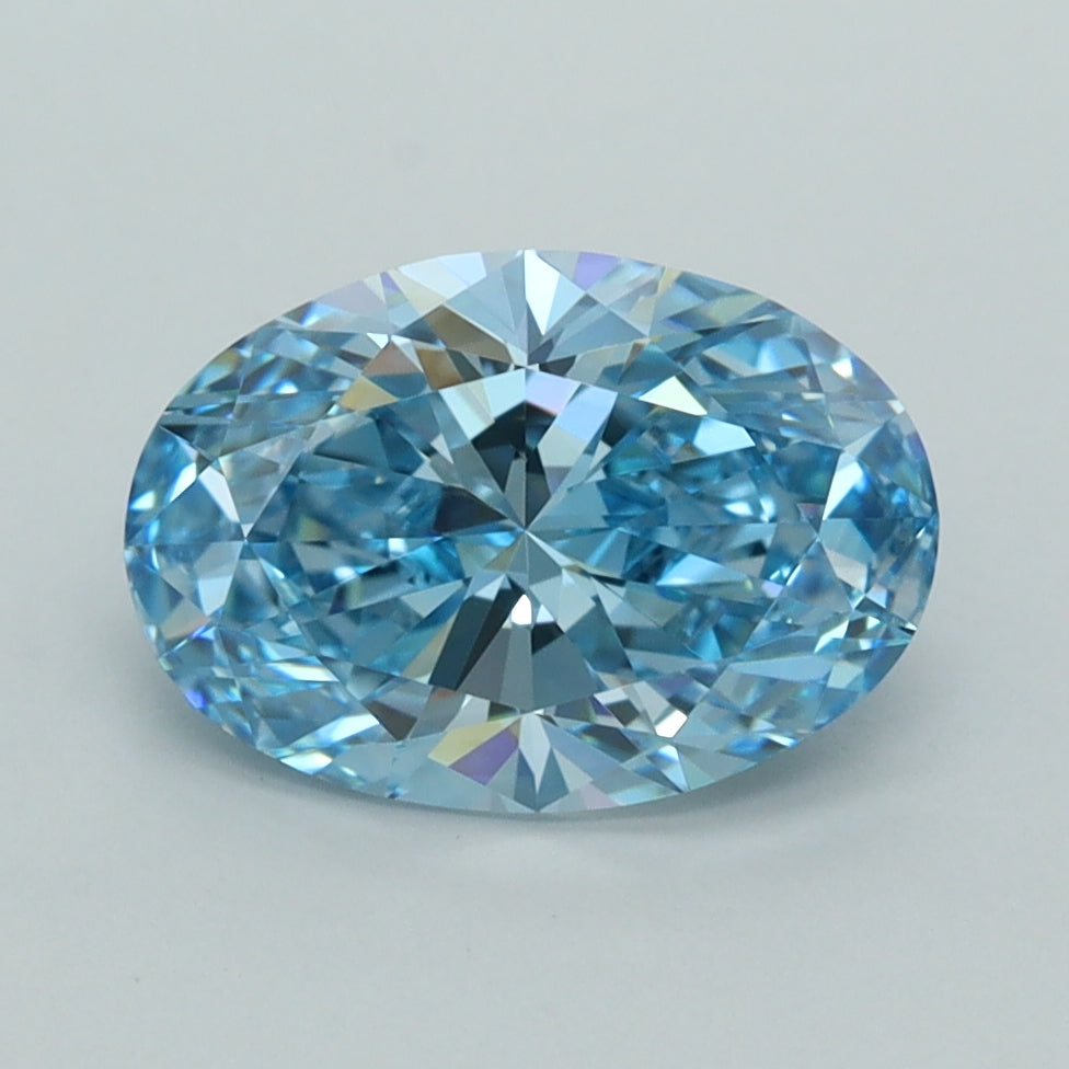 2.03 Carat Oval Shaped, Ideal Cut, VVS1 Clarity, IGI Certified Lab Grown Diamond