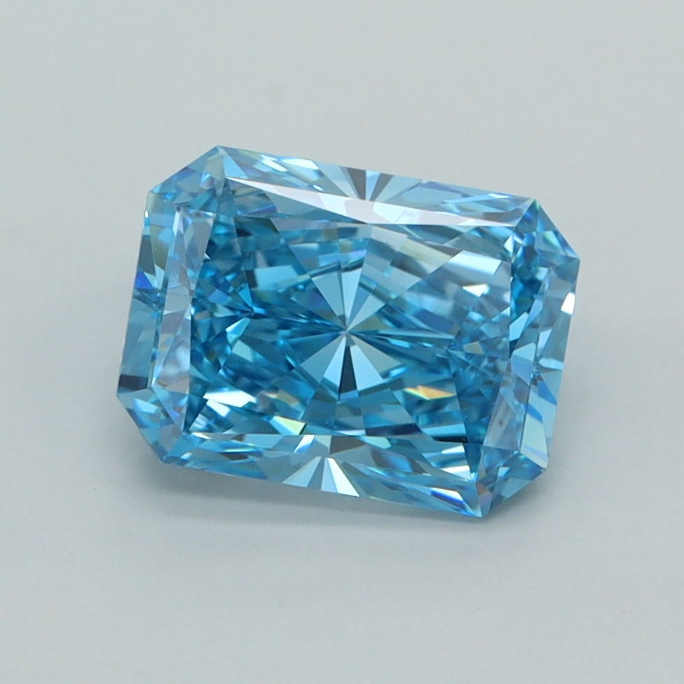 2.04 Carat Radiant Shaped, Ideal Cut, VVS1 Clarity, IGI Certified Lab Grown Diamond